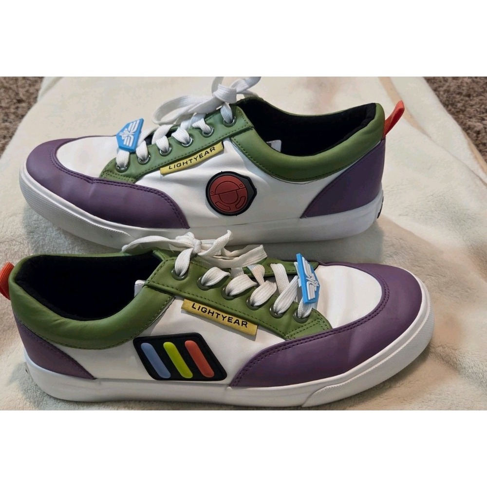 BUZZ LIGHTYEAR TENNIS SHOES MENS SIZE 10 GROUND UP DISNEY PIXAR SC